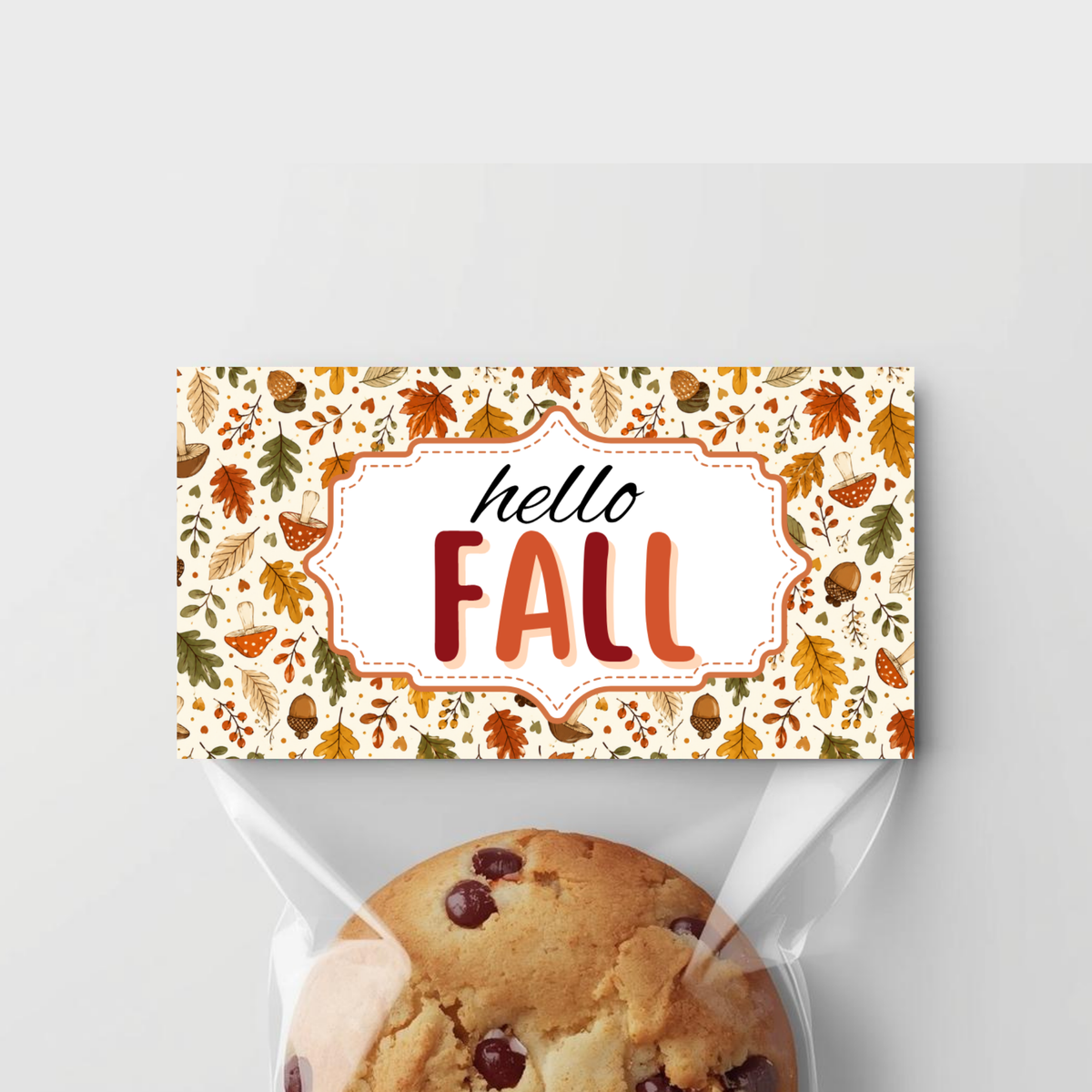 Hello Fall Bag Topper