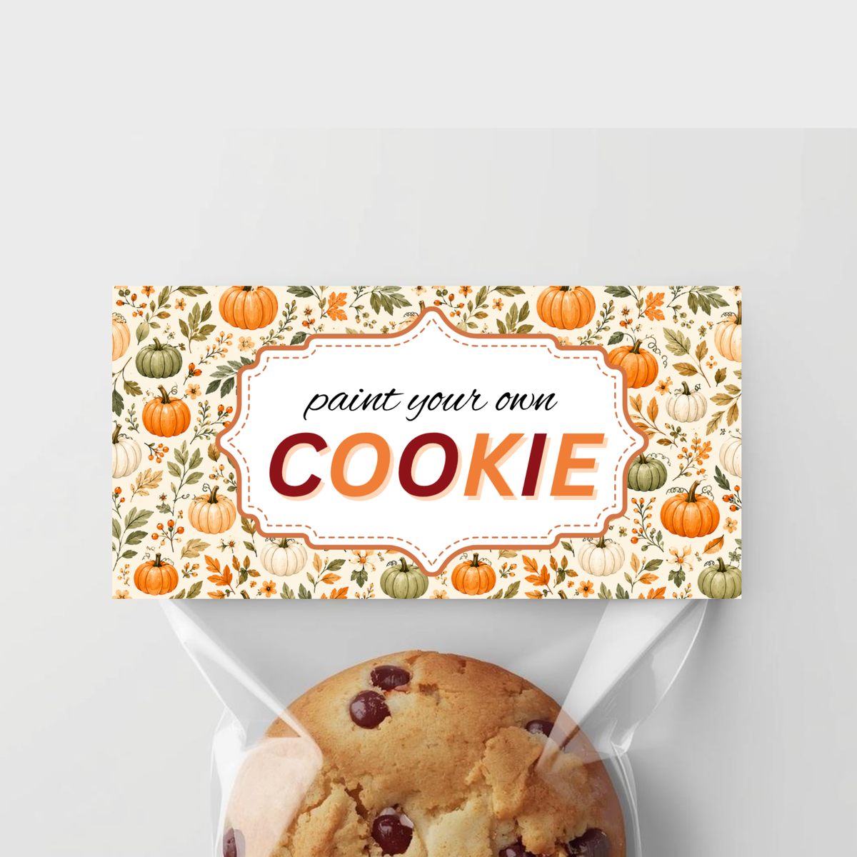 PYO Cookie Bag Topper - Fall