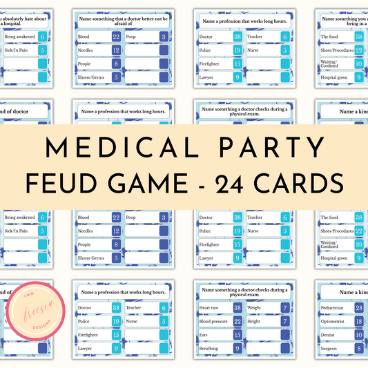 Medical Party Feud Game