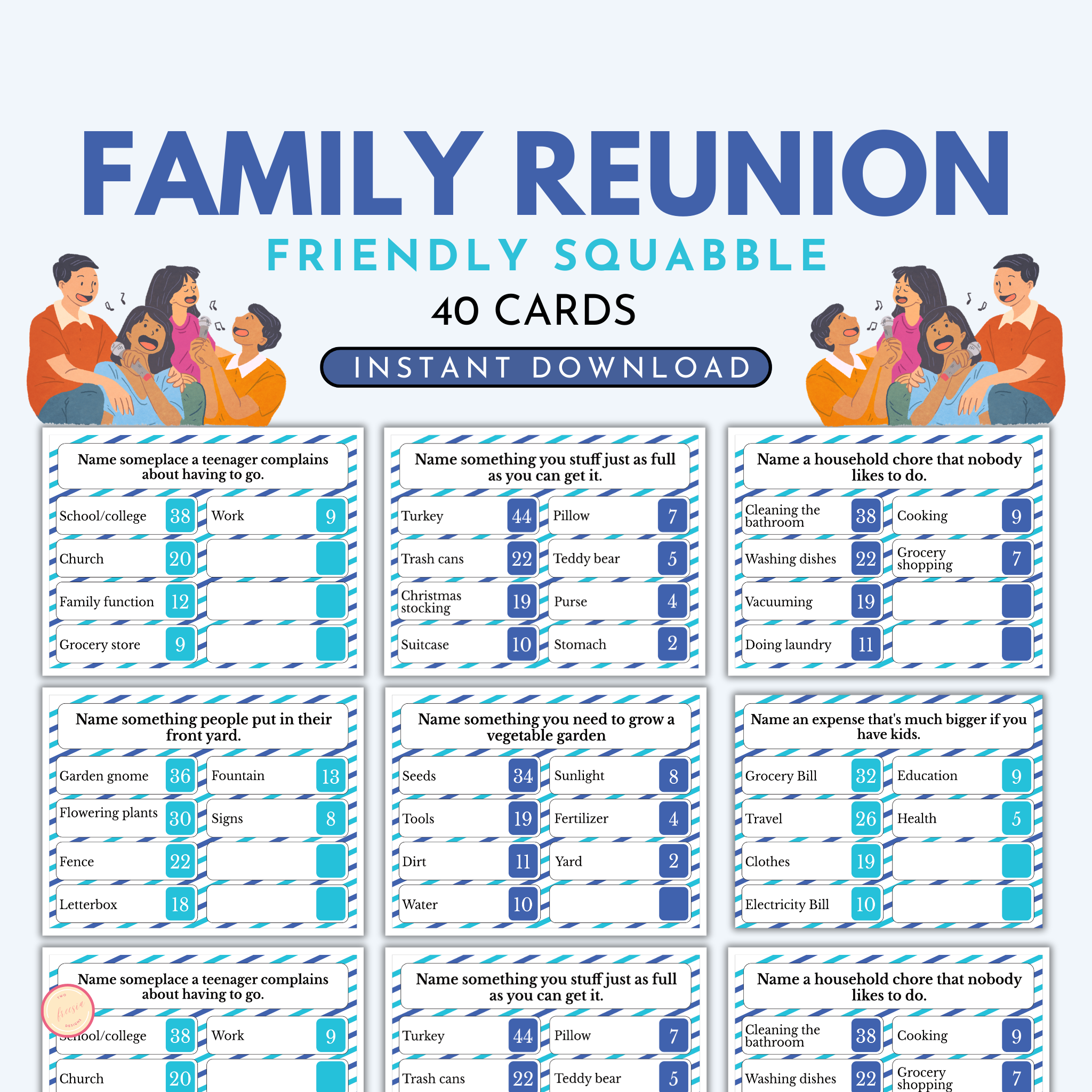 Family Reunion Squabble Game