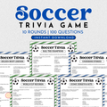 Soccer Trivia Game Bundle