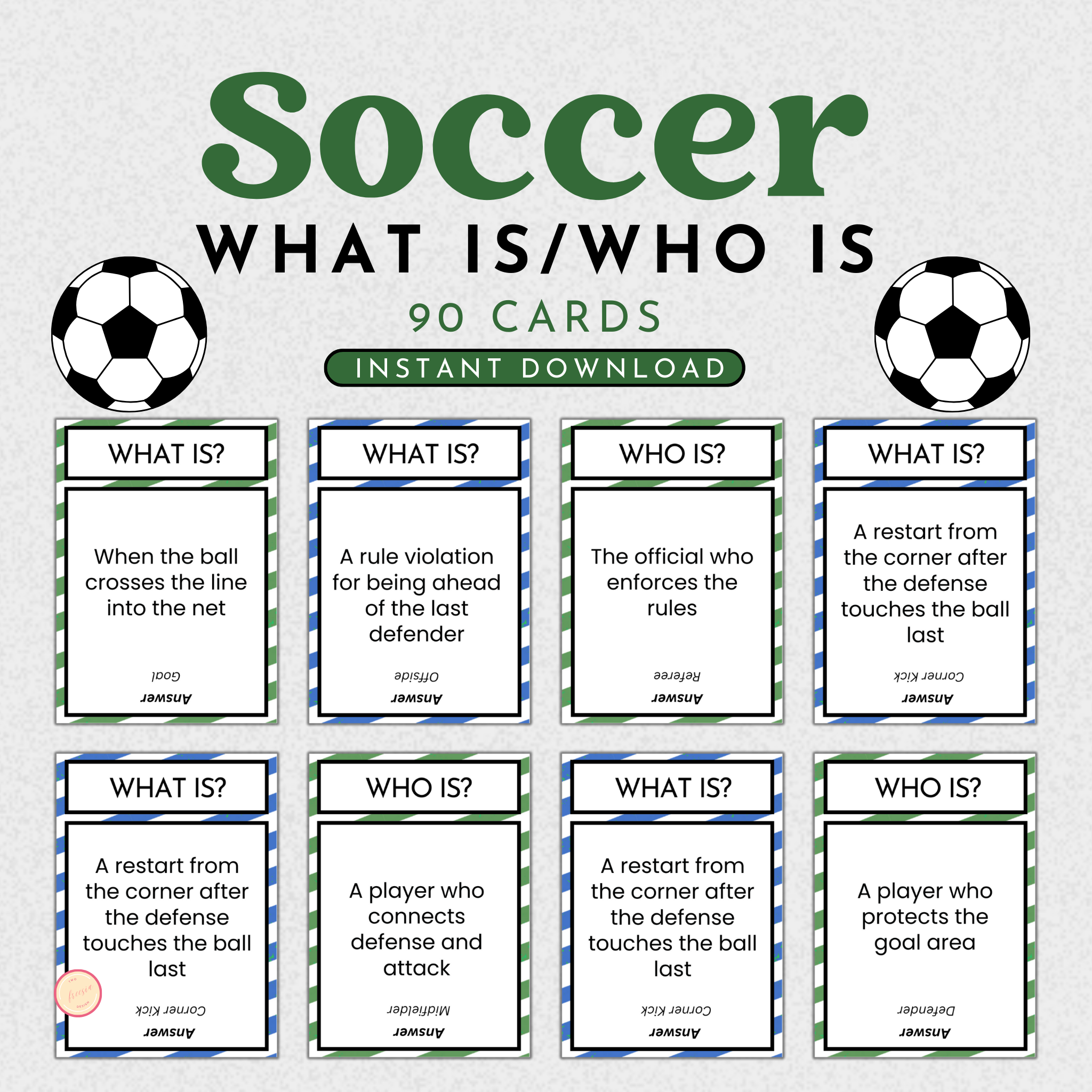 Football (Soccer) Who is/What is Game