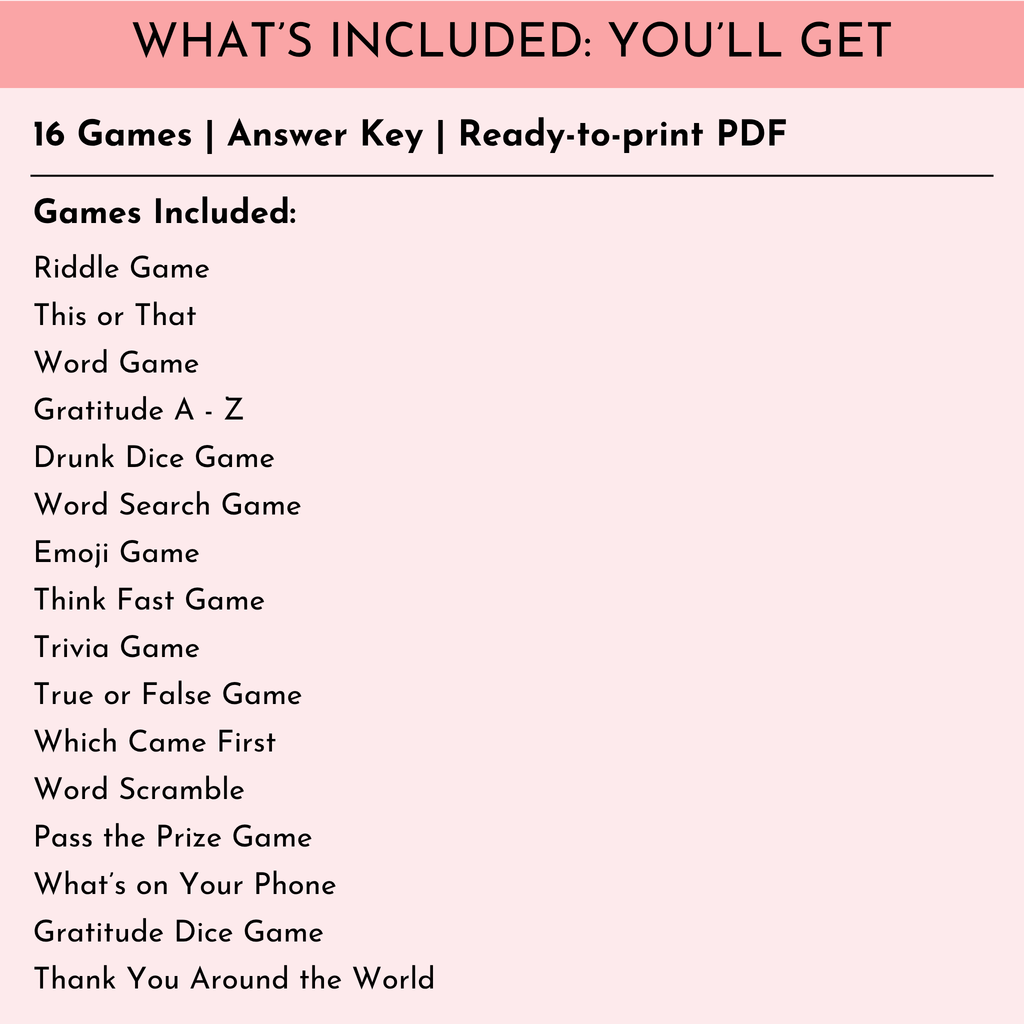 16 Friendsgiving Party Games