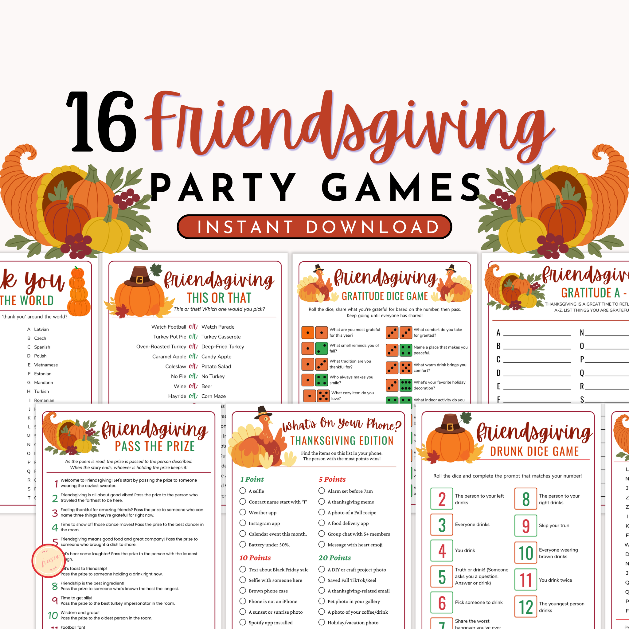 16 Friendsgiving Party Games
