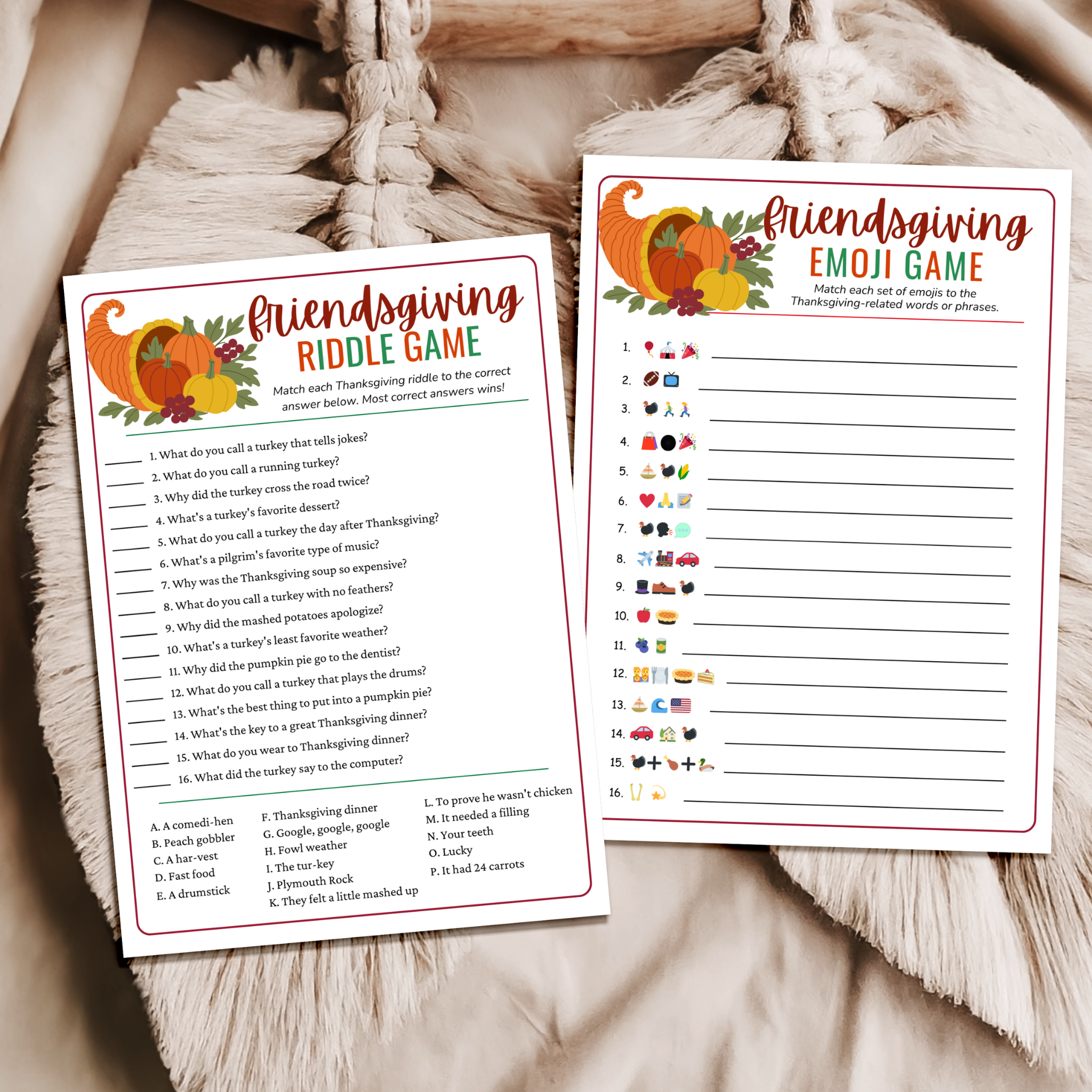 16 Friendsgiving Party Games