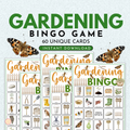 Gardening Bingo Game