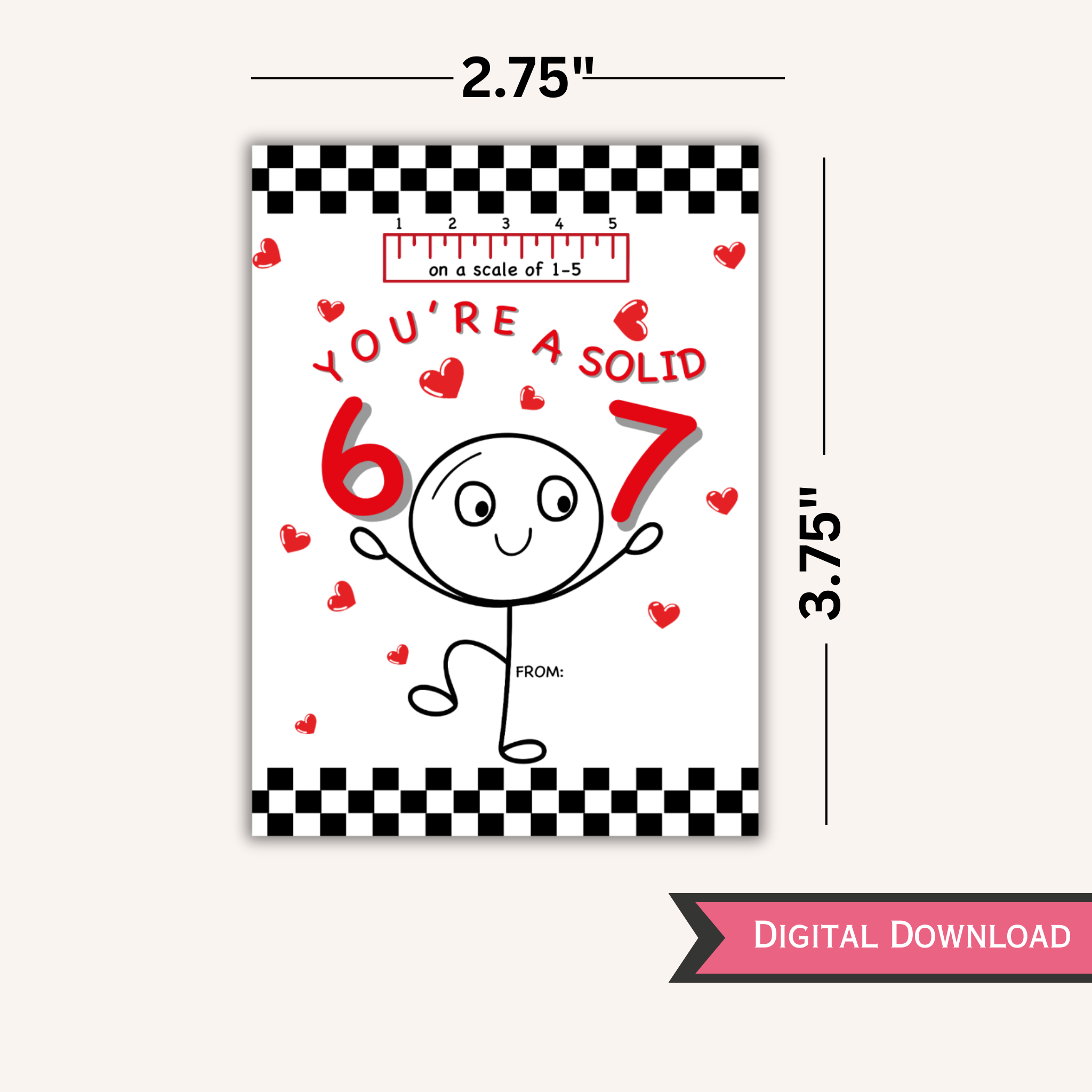 67 Valentine's Card