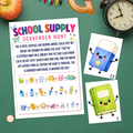 School Supplies Scavenger Hunt