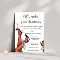 Let's Make Pour Decisions Invitation
