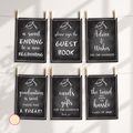 Graduation Party Table Signs Bundle - Chalkboard