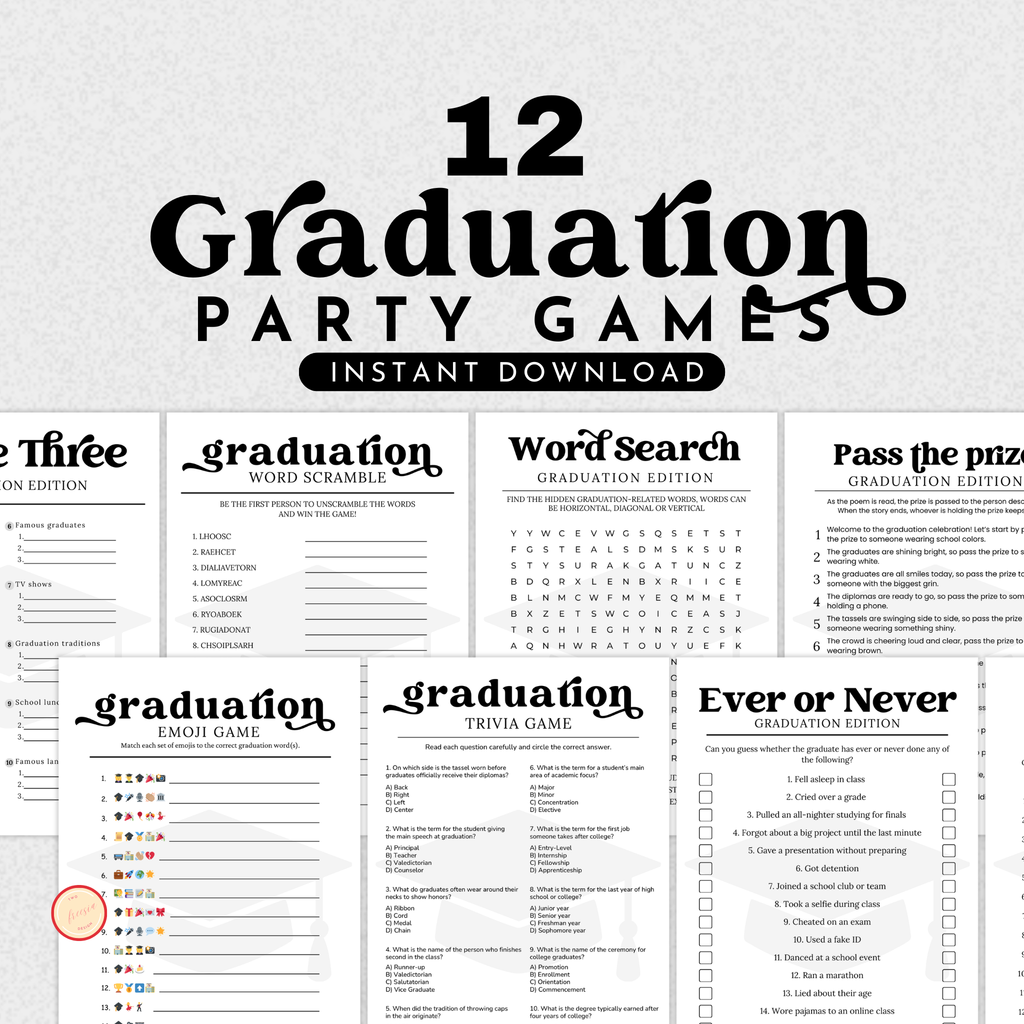 Graduation Game Bundle