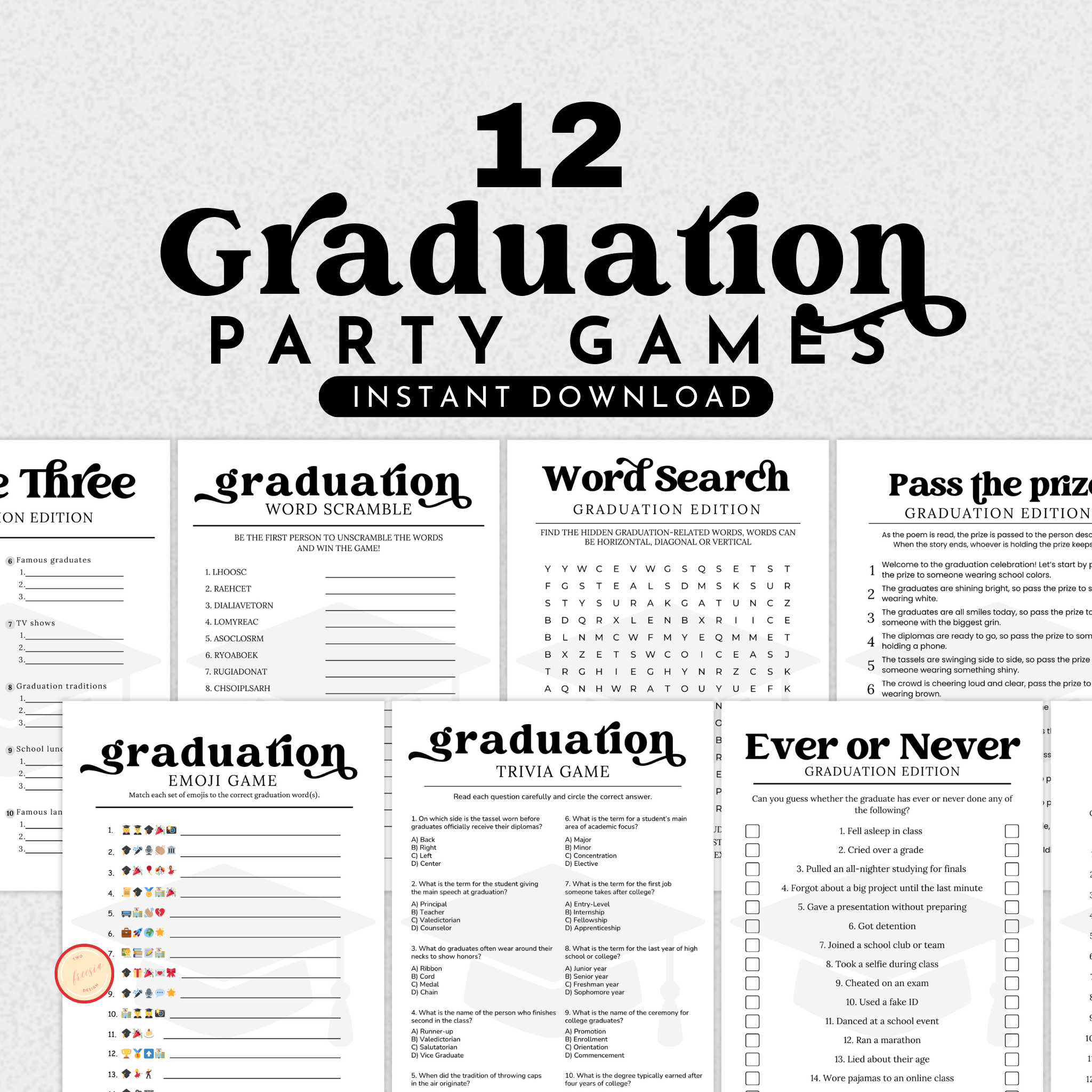 Graduation Game Bundle