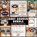Retro Halloween Baby Shower Bundle