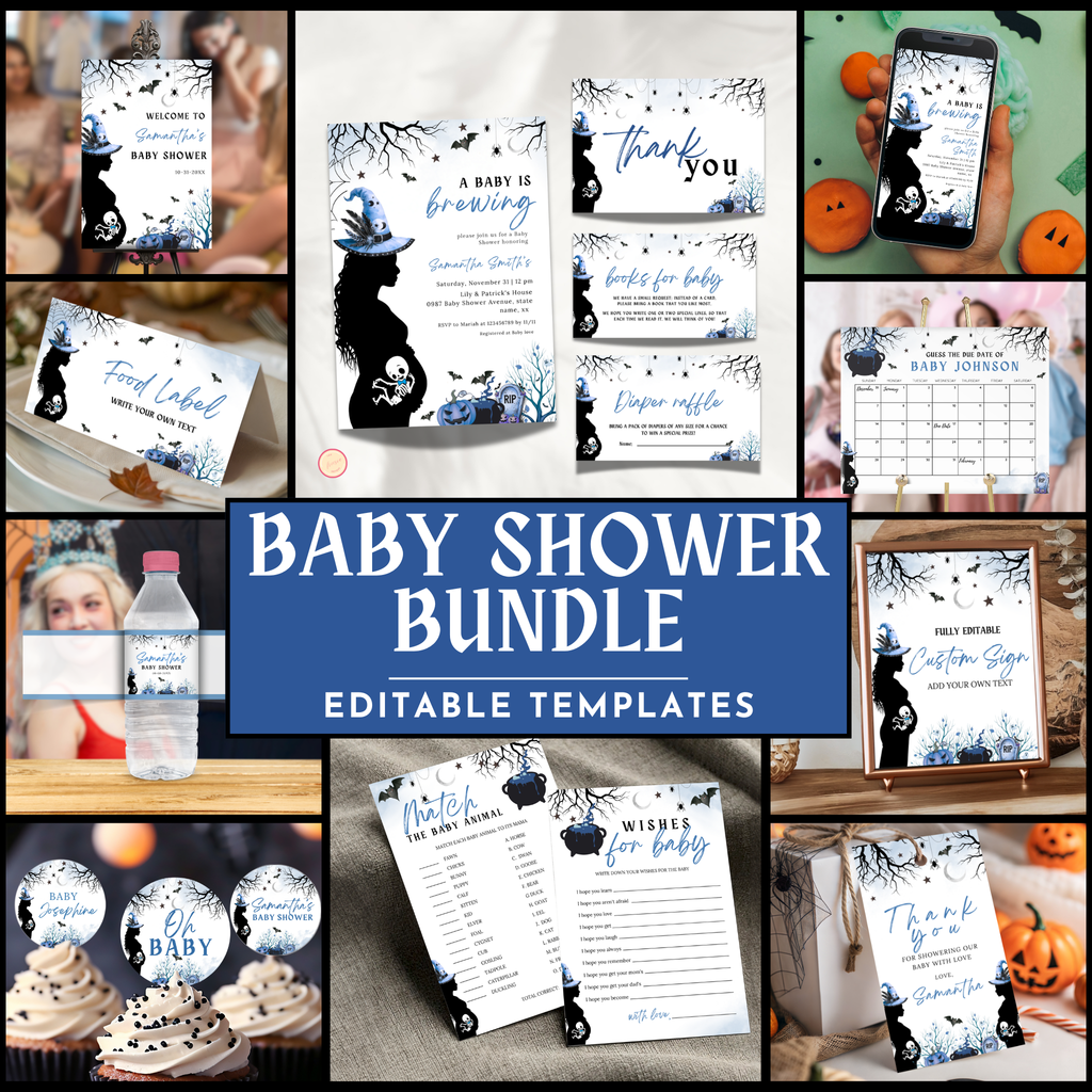 A Baby is Brewing Shower Bundle | Blue