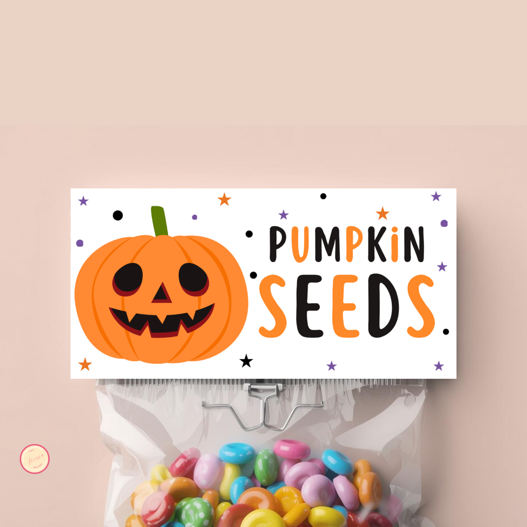 Pumpkin Seeds Bag Topper