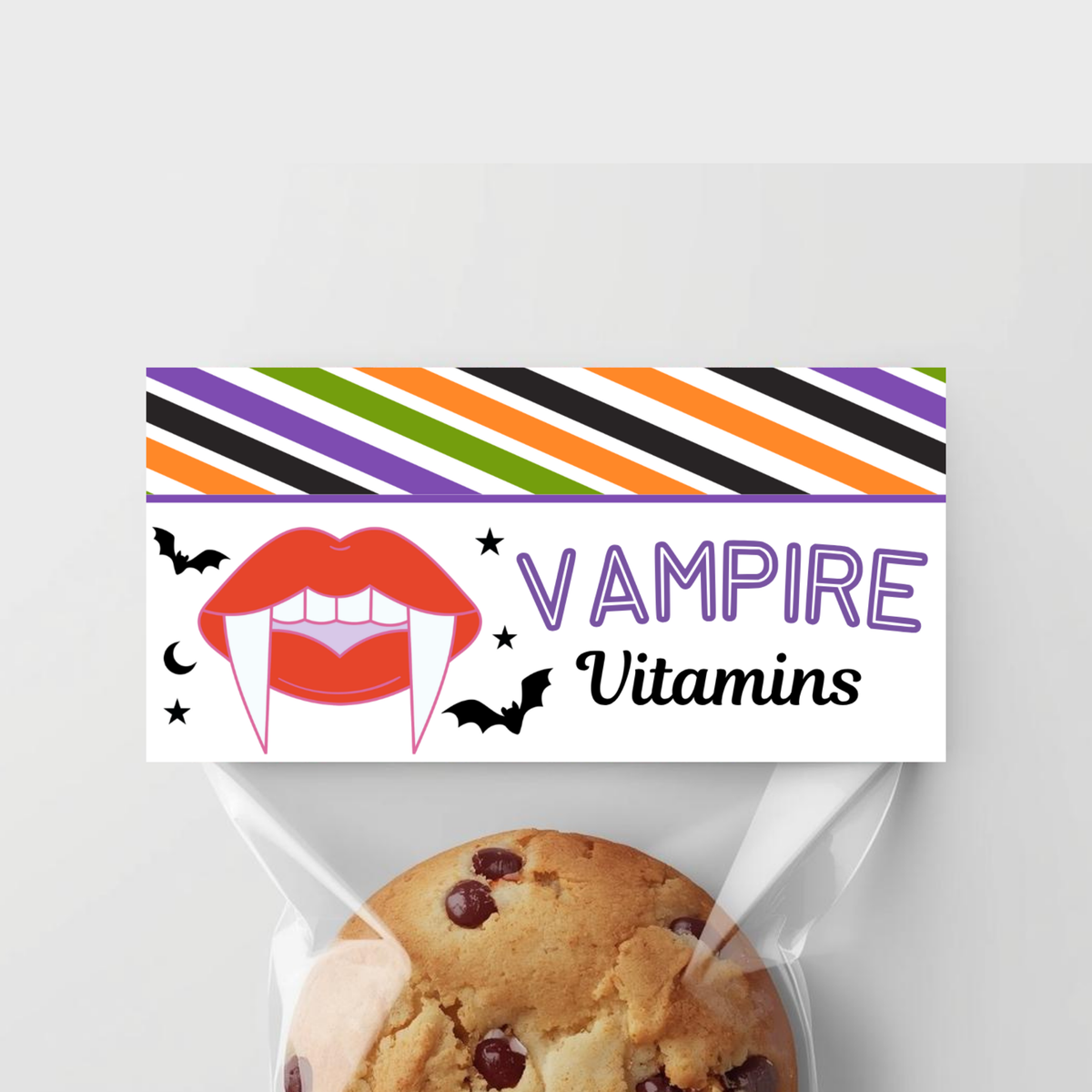 Vampire Vitamins Treat Topper