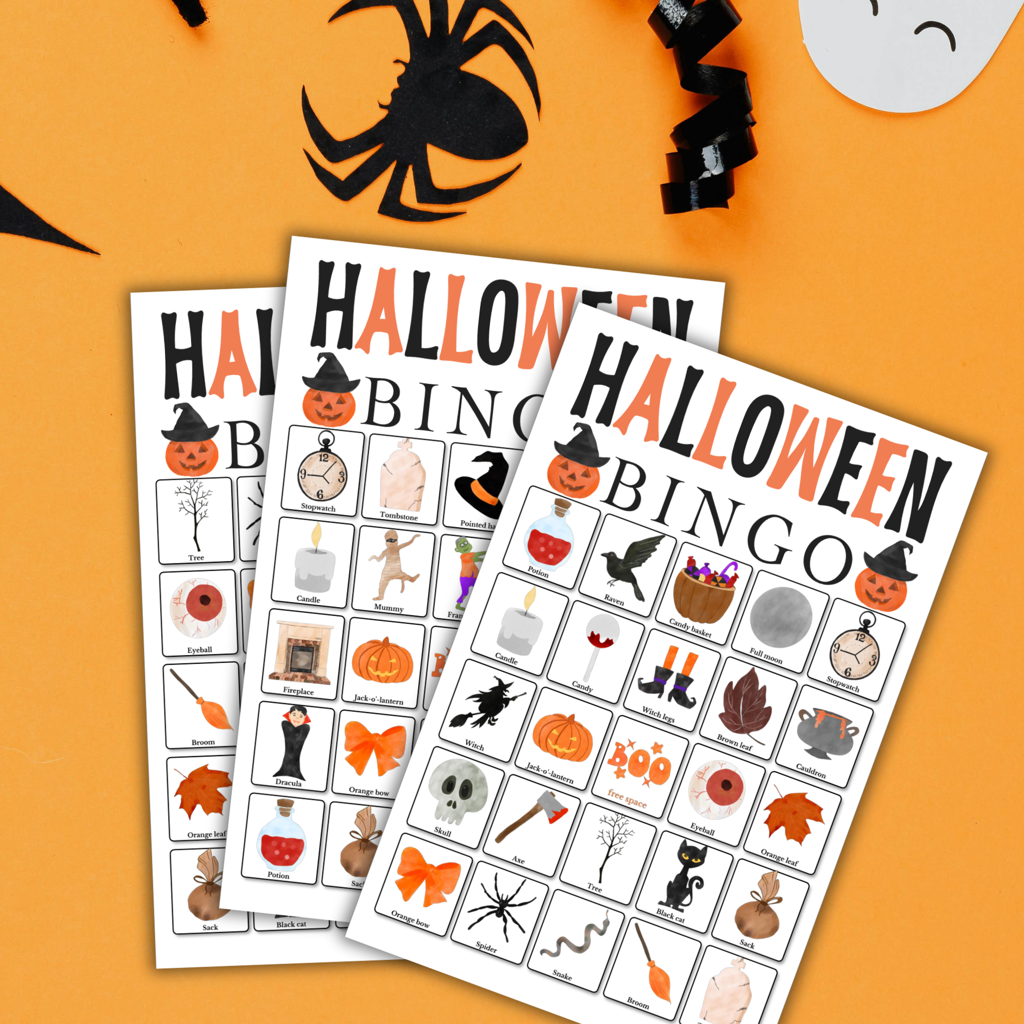 Halloween Bingo Game