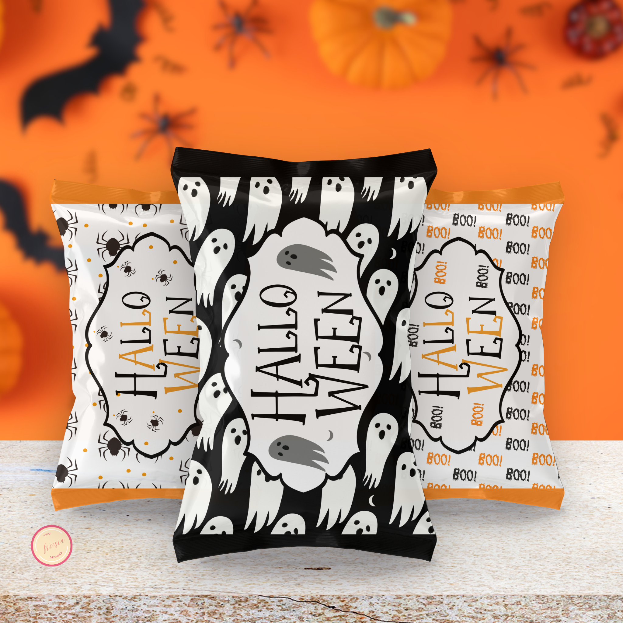 Halloween Chip Bag Printable | Set of 3