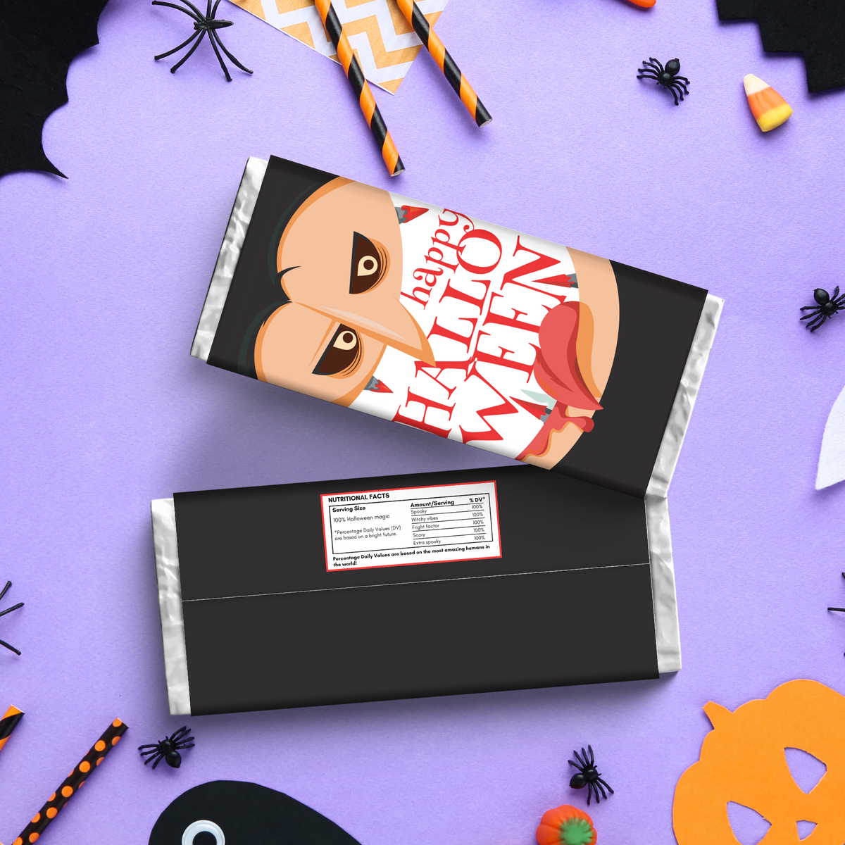 Halloween Choc Wrapper | Set of 3