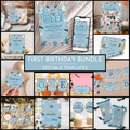 Halloween 1st Birthday Template Bundle - Hey Boo