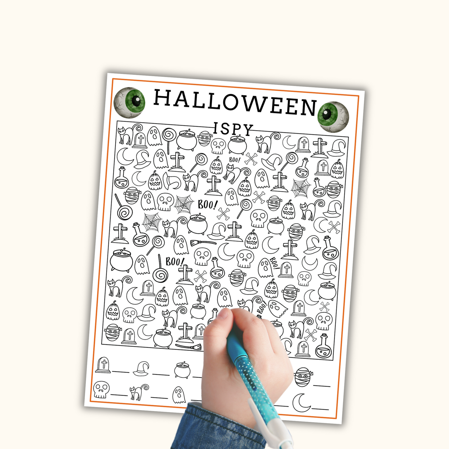 Halloween Party Games - 16 Printable Games