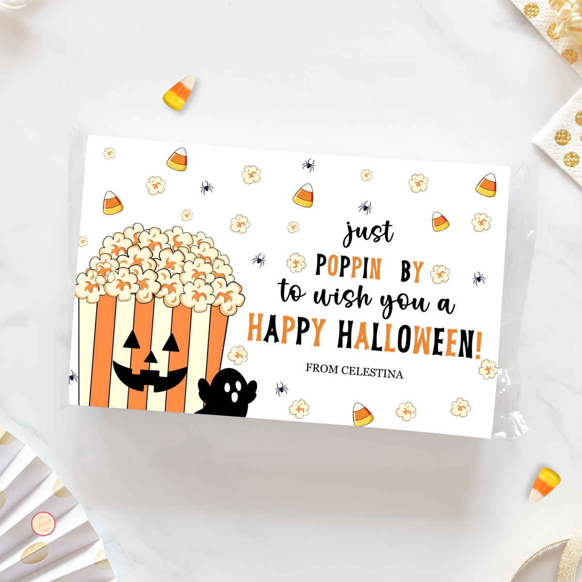 Halloween Popcorn Wrapper -1