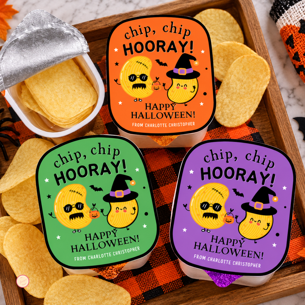 Halloween Potato Chip Labels - Chip Chip