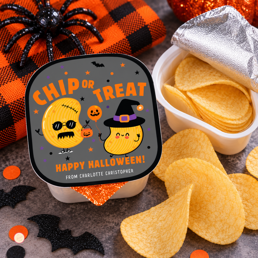 Halloween Potato Chip Label - Chip or Treat