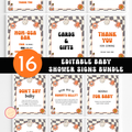 Halloween Baby Shower Table Sign