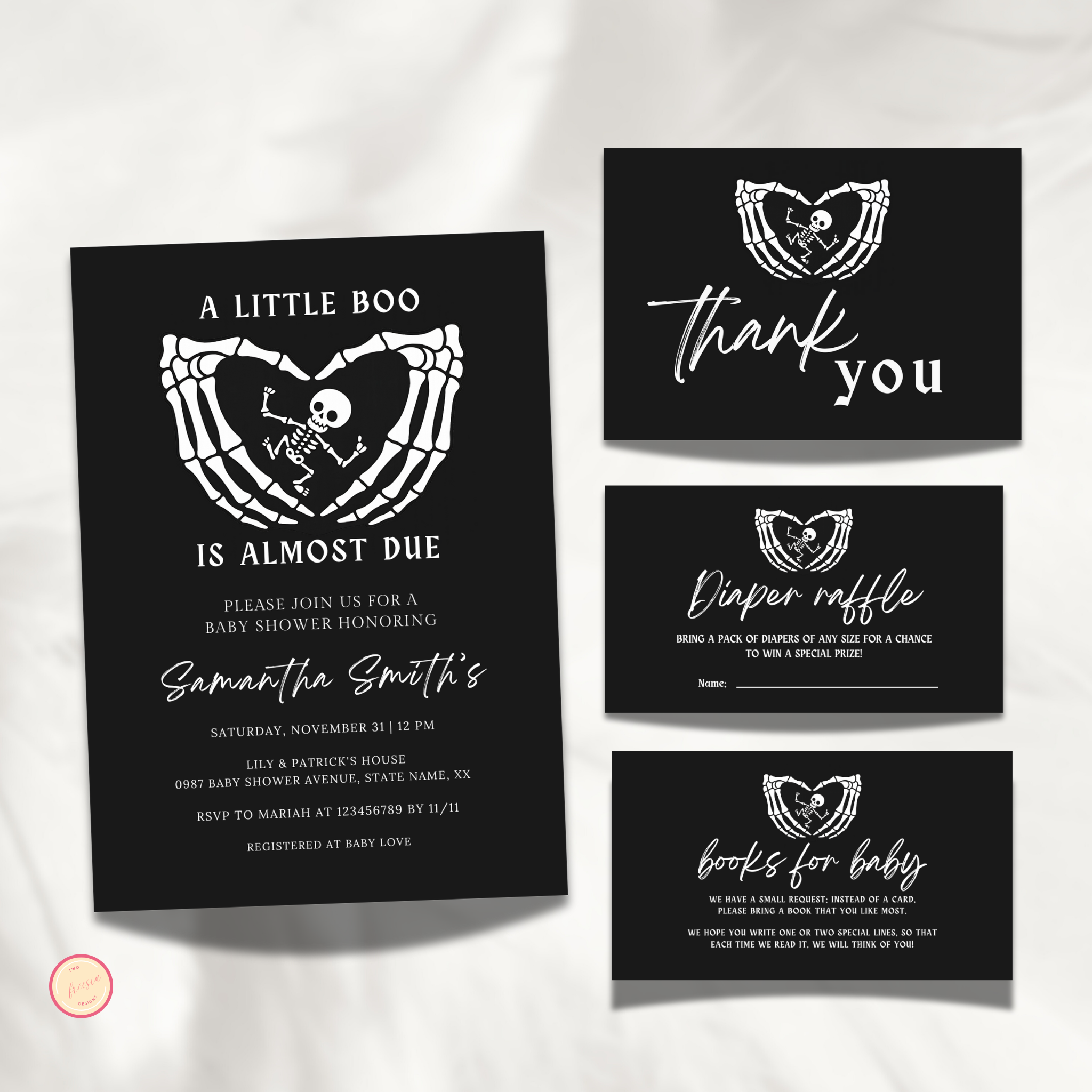 A Little Boo Shower Invitation Bundle