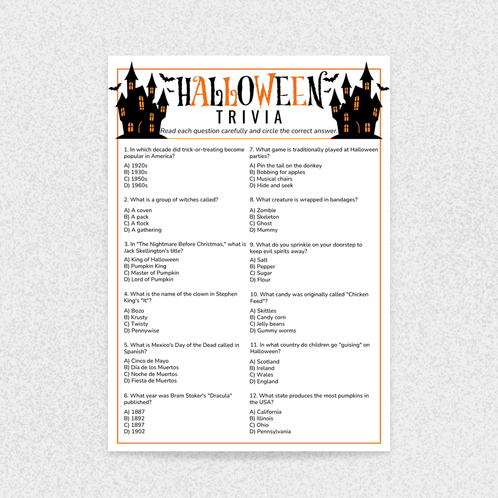 30 Halloween Party Games