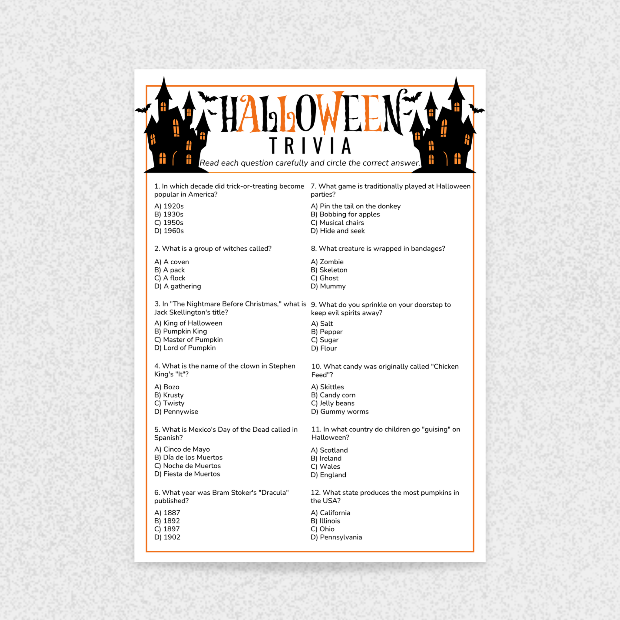 30 Halloween Party Games