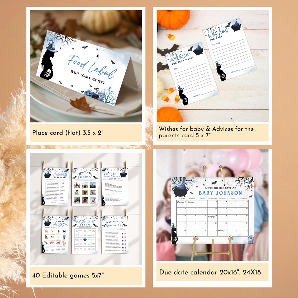 A Baby is Brewing Shower Bundle | Blue