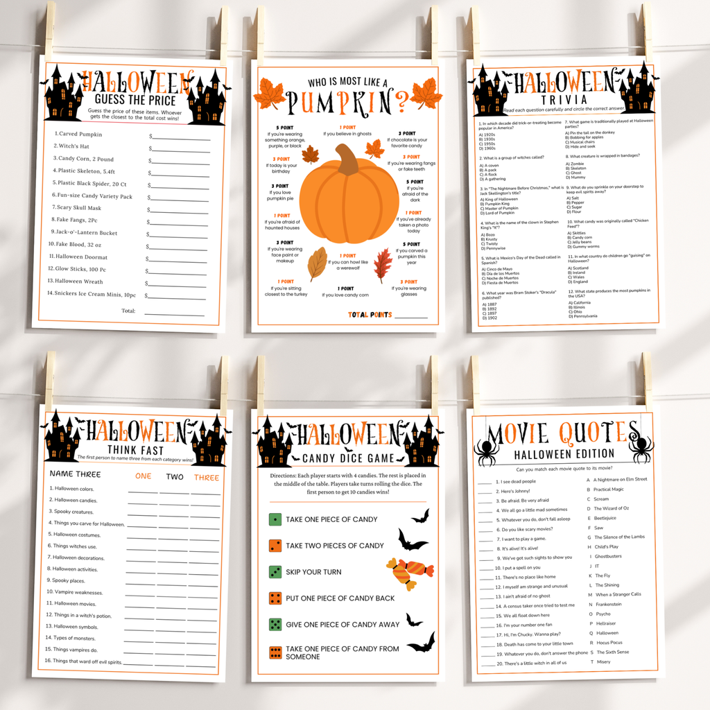 30 Halloween Party Games