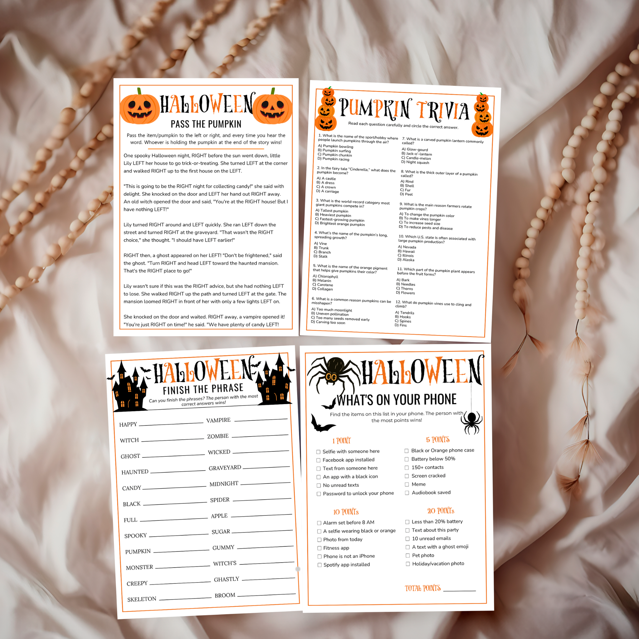 30 Halloween Party Games