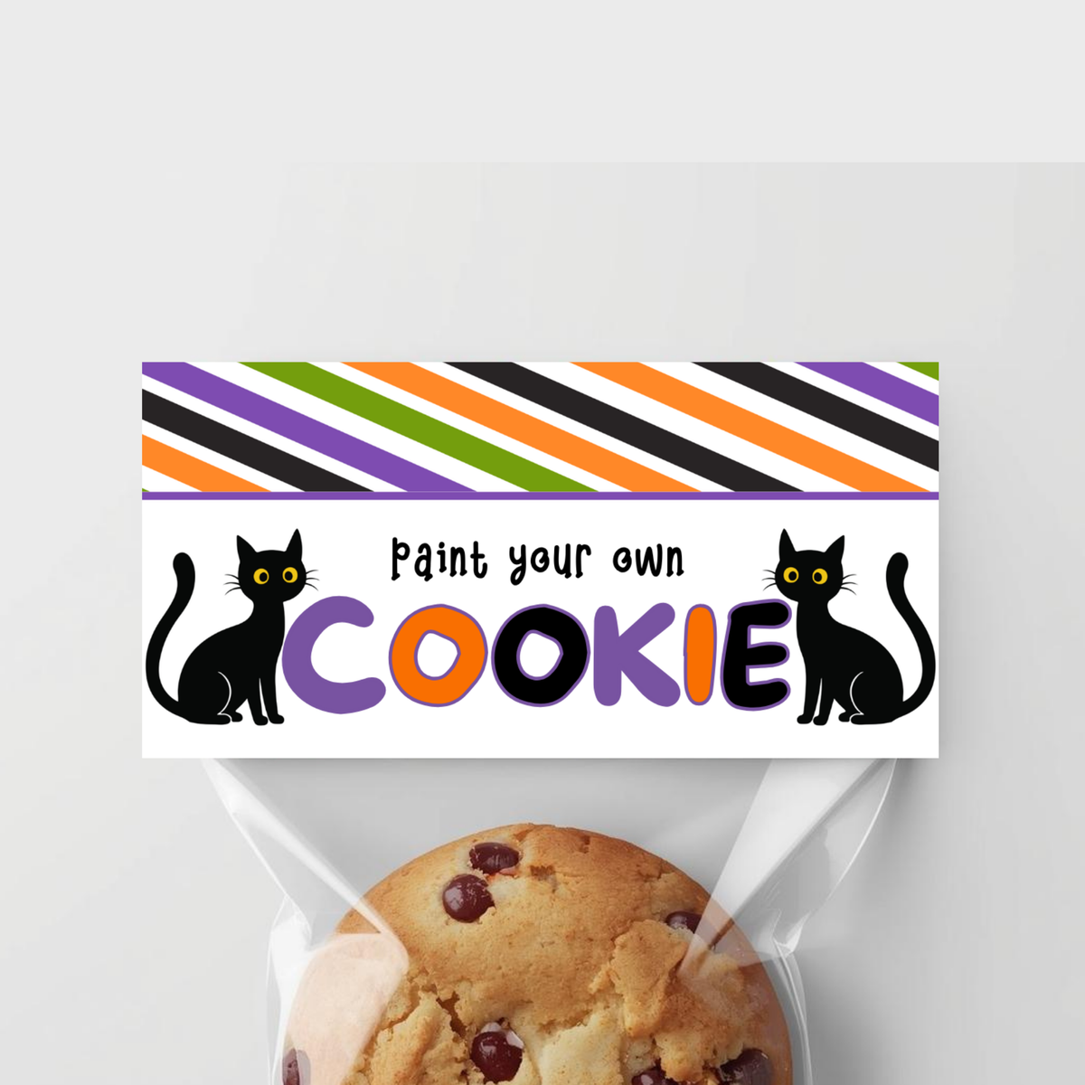 PYO Cookie Bag Topper - Halloween