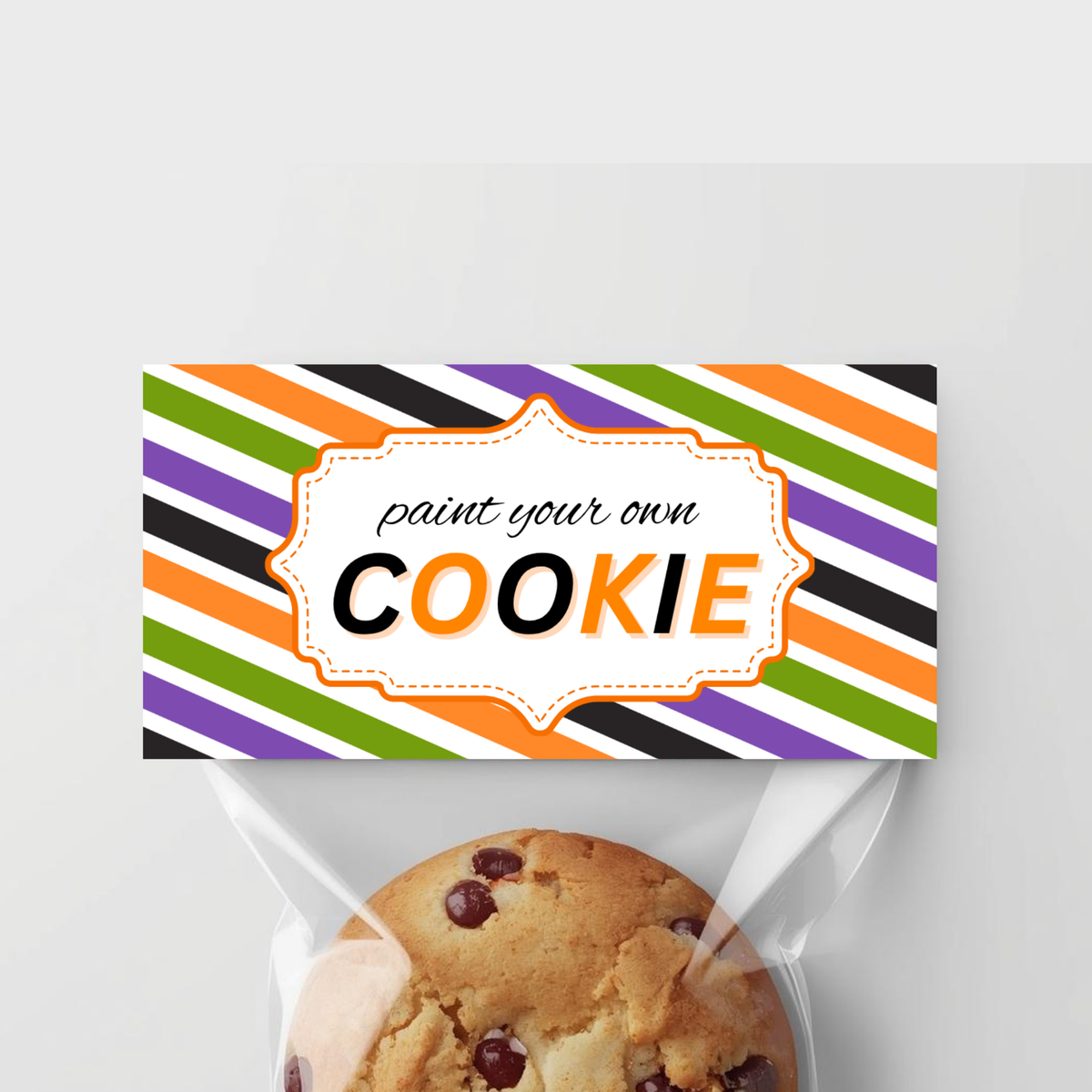 PYO Cookie Bag Topper - Halloween