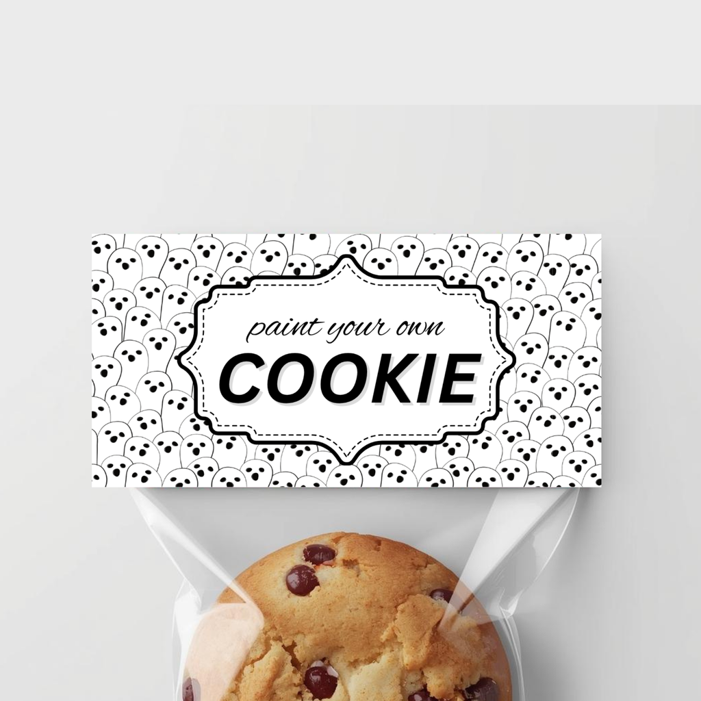 Halloween PYO Cookie Bag Topper 01