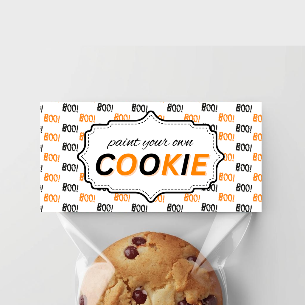 Halloween PYO Cookie Bag Topper