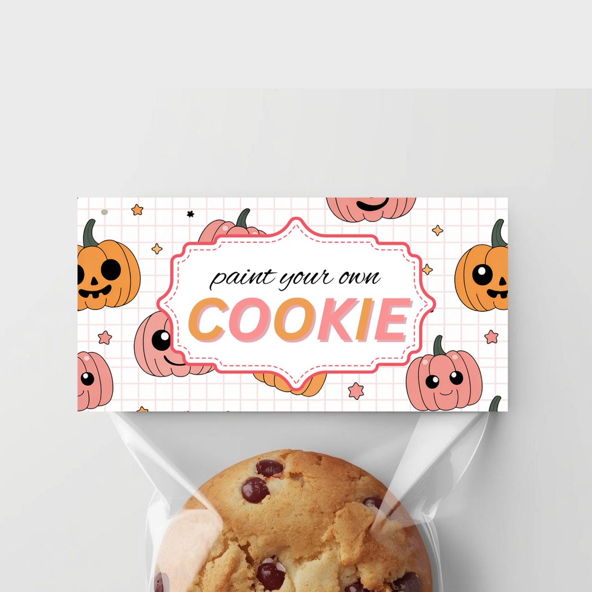 Halloween PYO Cookie Bag Topper 03