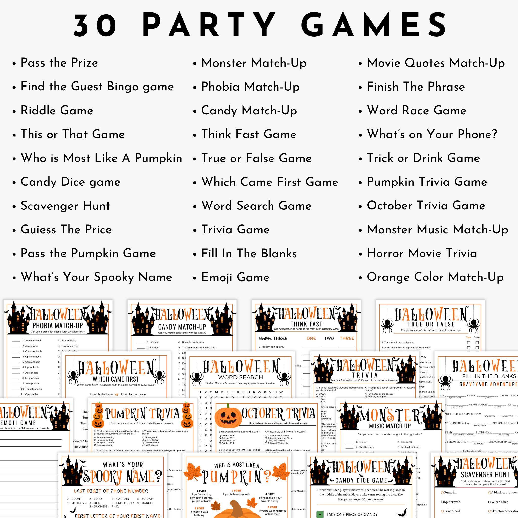 Halloween Mega Game Bundle