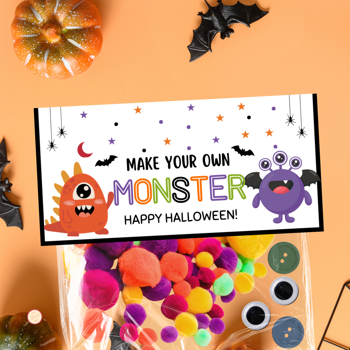 MYO Monster Bag Topper - Halloween