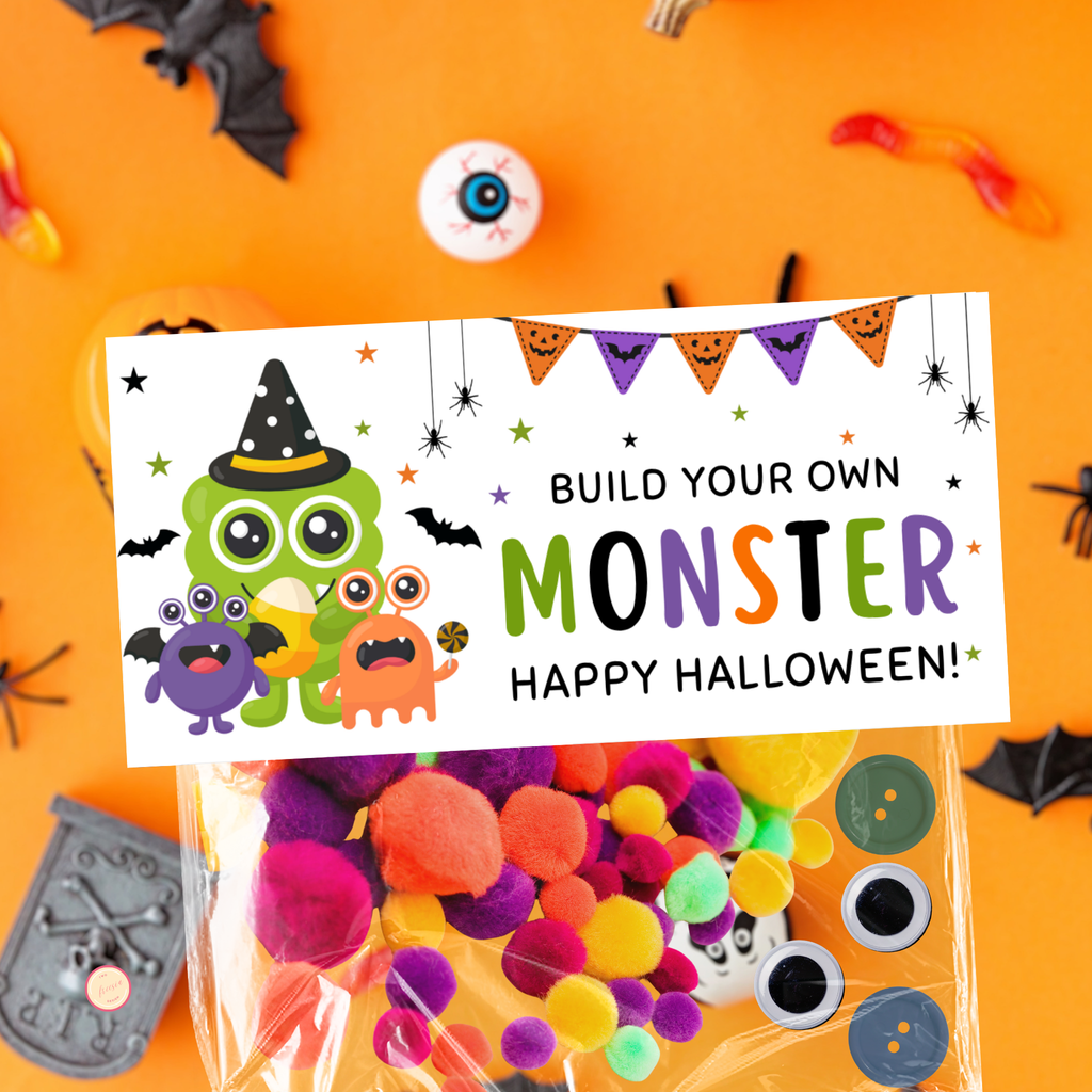 BYO Monster Bag Topper - Halloween