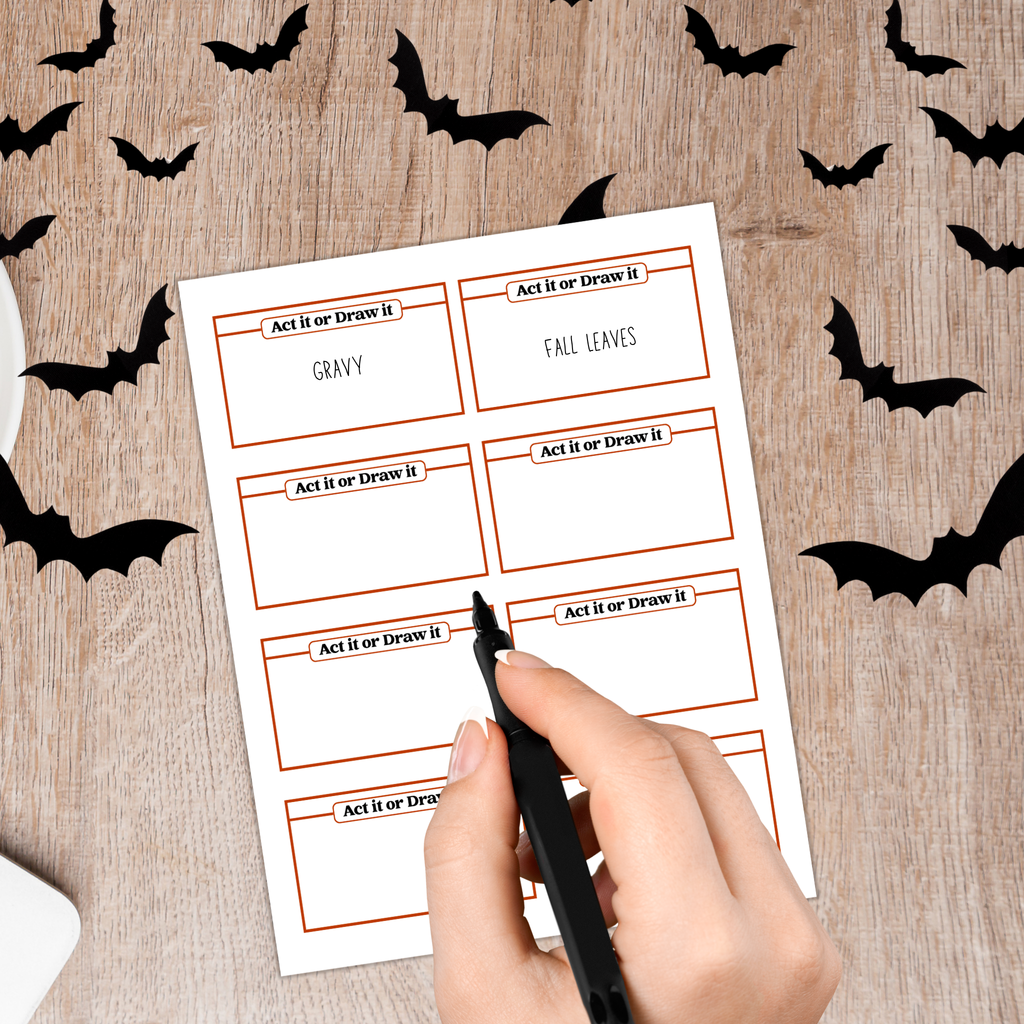 Halloween Act It or Draw It