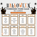 Halloween Forbidden Word Game