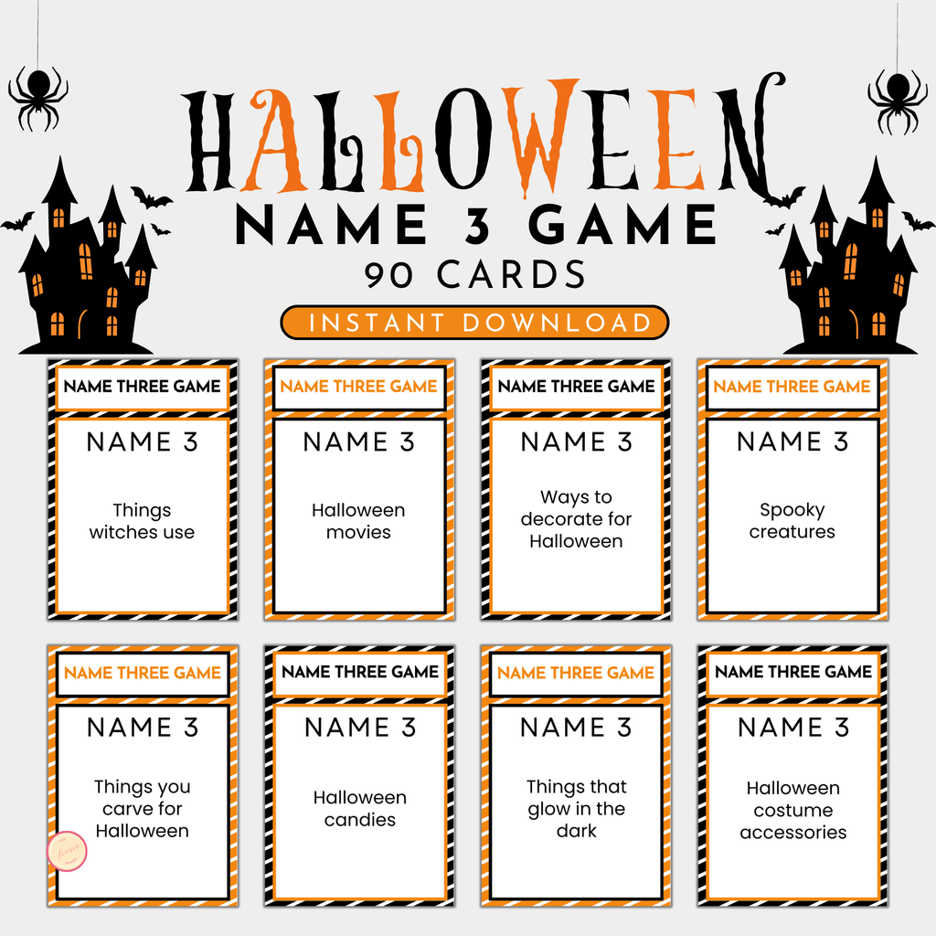 Halloween Name 3 Game