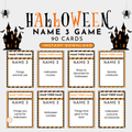 Halloween Name 3 Game