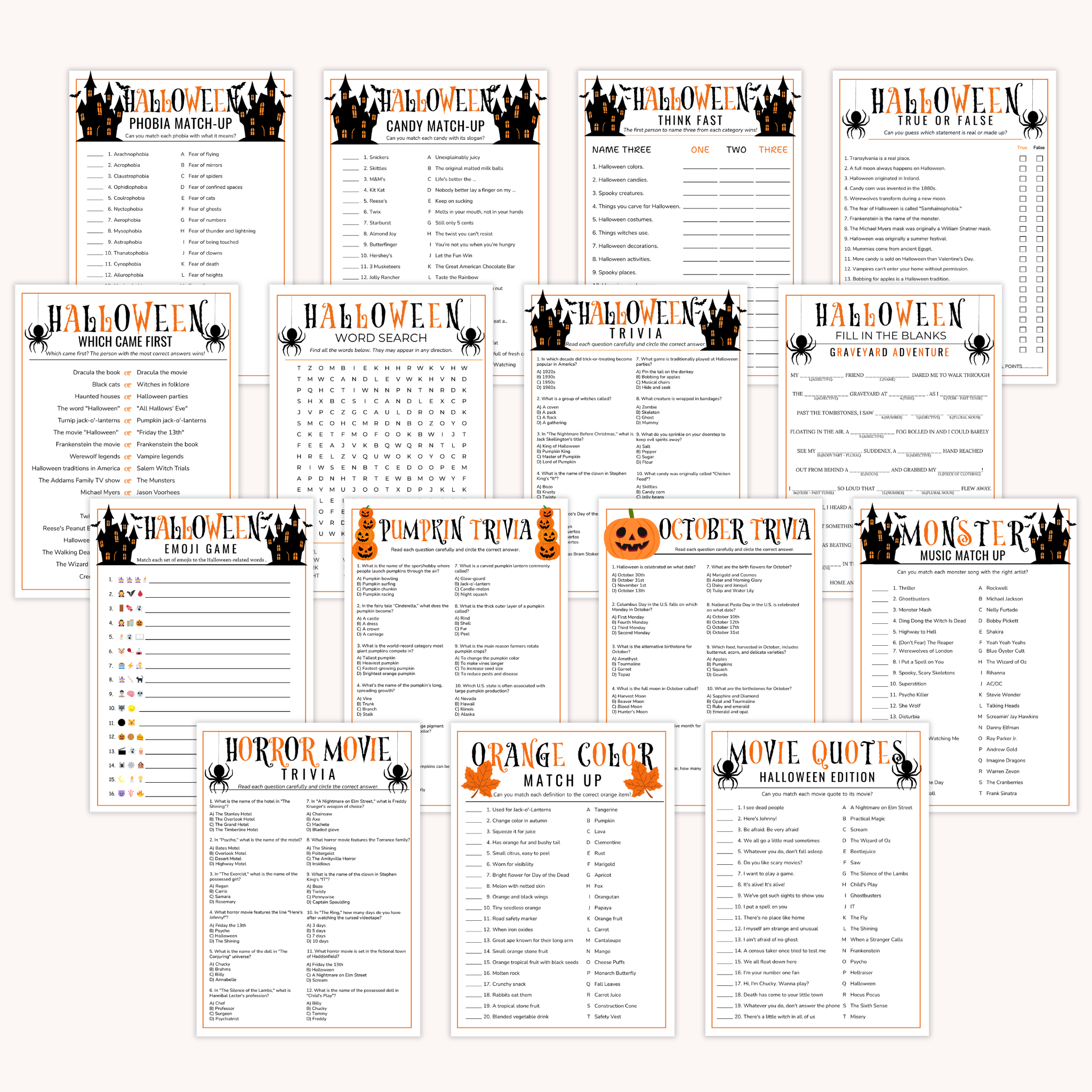 30 Halloween Party Games