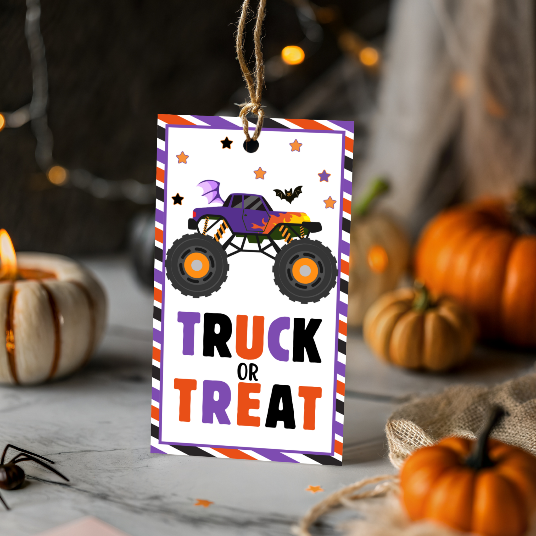 Halloween Truck Tag