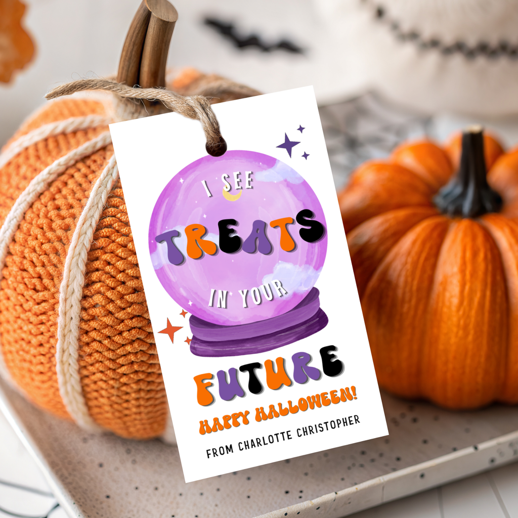 Halloween Crystal Ball Tag